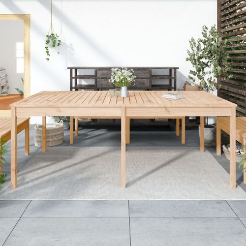 Vidaxl Table De Jardin 203,5x100x76 Cm Bois Massif De Pin