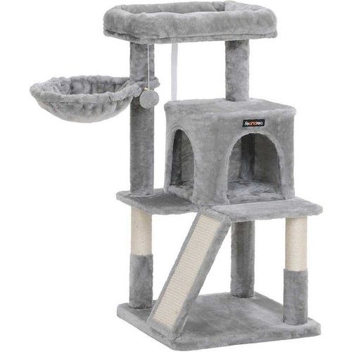 Arbre À Chat Avec Planche À Gratter, Gris Claire