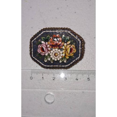 Broche Micro Mosaïque Italienne