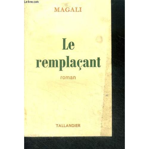 Le Remplacant - Roman