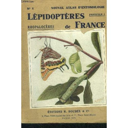 Lepidopteres De France - Nouvel Atlas D Entomologie N°6 - Fascicule 1- Rhopaloceres