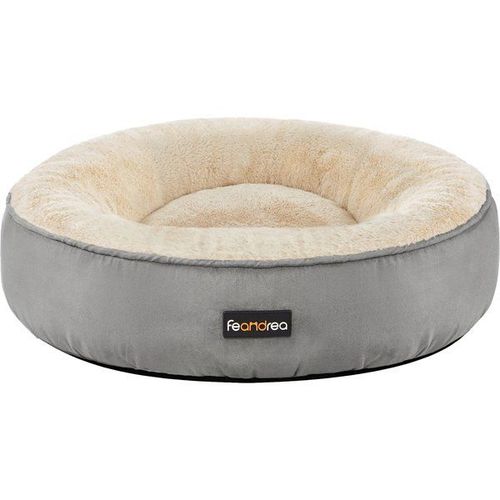 Panier Pour Chien Rond, Gris Clair