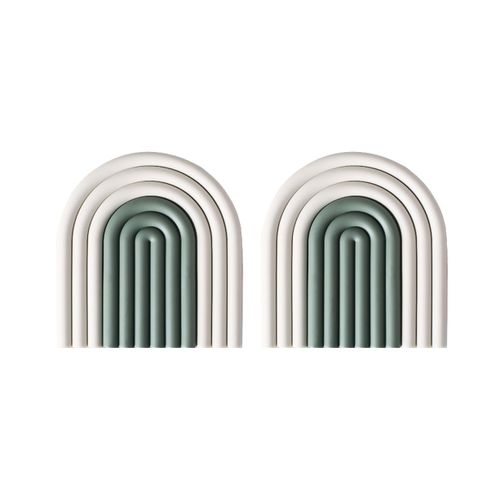Dessous De Verre Amovibles En Silicone Arc-En-Ciel, Antidérapants, Isolants Thermiques, Dessous De Verre, Set De Table, Décoration D'intérieur - Shape4