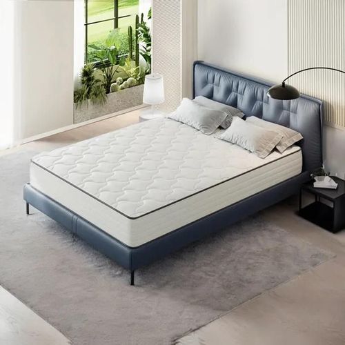 FRIXOVEL - Matelas 90x190 Pas Cher - Épaisseur 16cm- en Mousse et à Ressorts et 2cm Mousse Mémoire de Forme