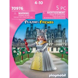 PLAYMOBIL 6851 - Princess - Chambre de la reine avec lit à baldaquin pas  cher 