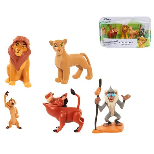 Lion King Le Roi Lion - Coffret 5 Figurines