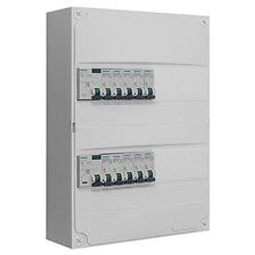Tableau 2 rangées pré-équipé 2 inter. diff. 63A + 10 disjoncteurs-SIEMENS