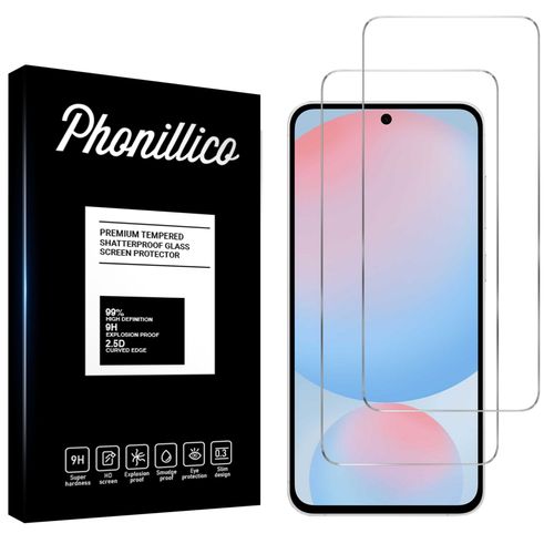 Verre Trempé pour Samsung Galaxy S24 FE [Pack 2] Film Vitre Protection Ecran Phonillico®
