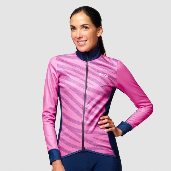 Veste Thermique Femme Ekoi Sporty Jungle Rose Rakuten