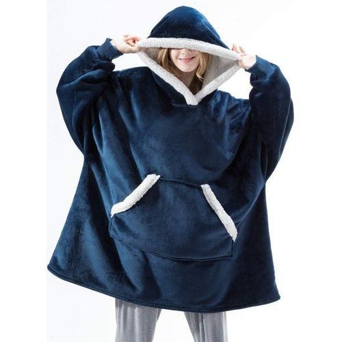 Couverture À Capuche Oversize Super Soft Warm Blanket Sweatshirt, 