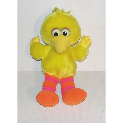 Peluche Big Bird Oiseau 1 Rue Sesame Jim Henson Vintage 96 Tyco