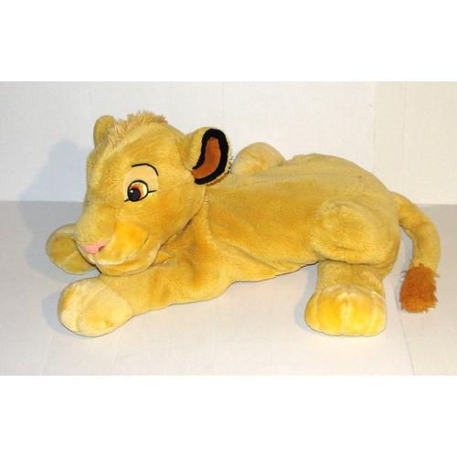 Peluche Le Roi Lion Disney Grand Model Simba Coucher 55 Cm Nicotoy