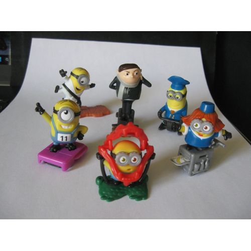 Lot De 6 Minions Kinder