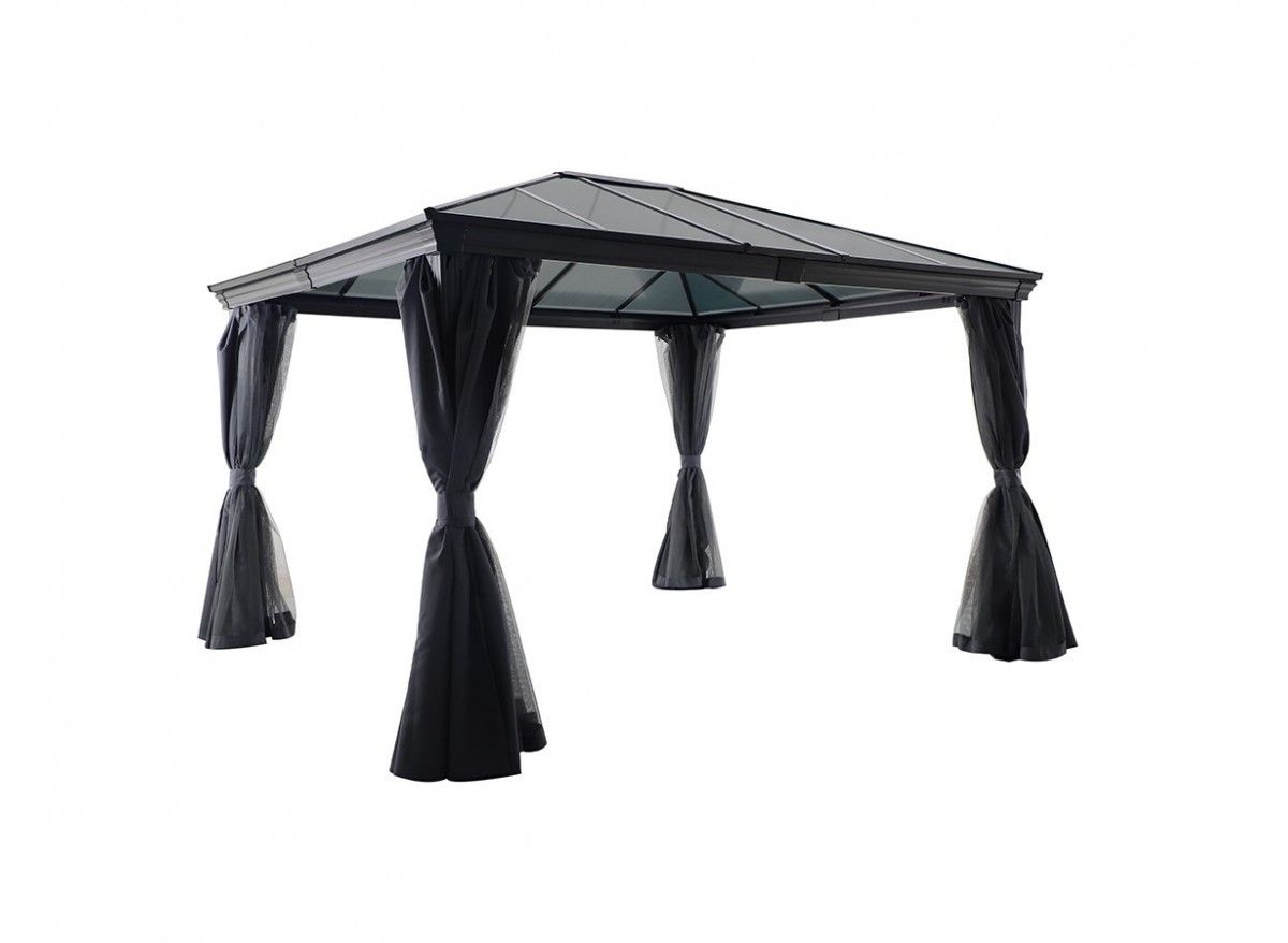 Tonnelle de jardin en aluminium Belize - 3 x 3,6