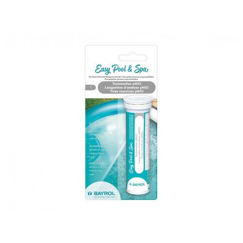 Tube de 25 bandelettes pH/CL Easy Pool & Spa