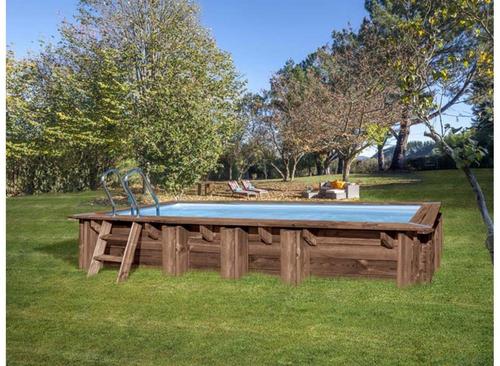 Piscine bois Mango 6,18 x 3,20 x 1,33 m - Gré