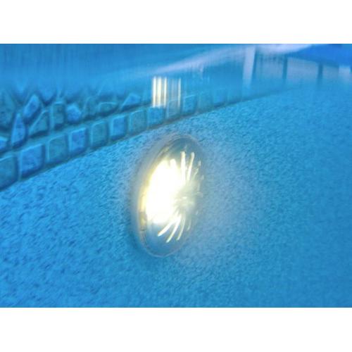 Ensemble de 2 projecteurs LED blanc pour piscine GRE - PLED2