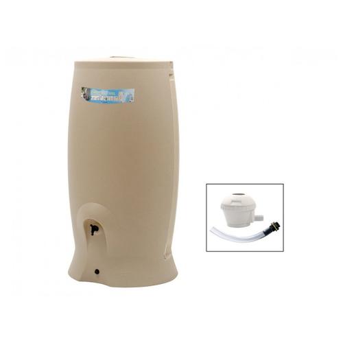 Récupérateur d'eau de pluie 500L rotomoulé RECUP'O + Kit Collecteur - Eda