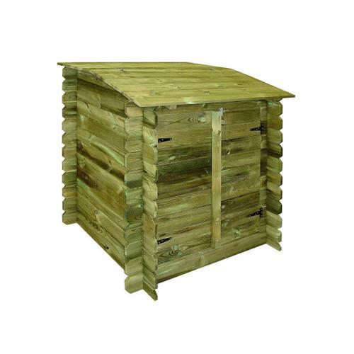 UBBINK Coffre de filtration en bois pour piscine