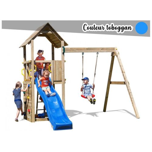 Plateforme De Jeux En Bois Carol Modèle 2