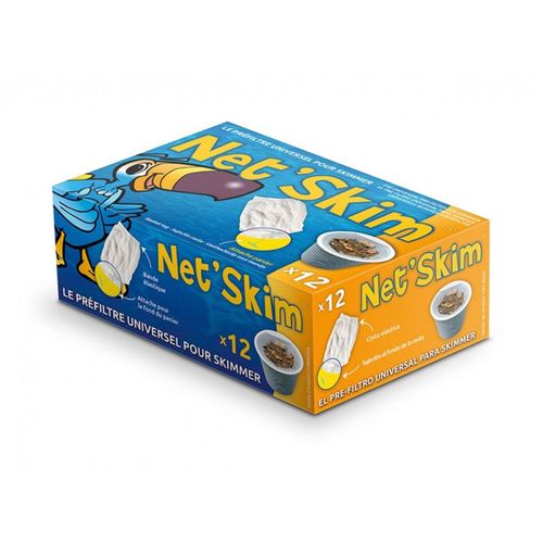 NETSKIM - Net'Skim, Préfiltre pour skimmer, Boite de 12