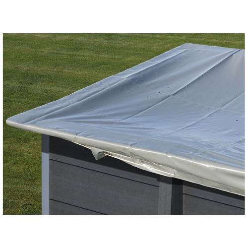 Bâche hiver 580g/m² pour piscines composites carrée 3,26m x 3,26m