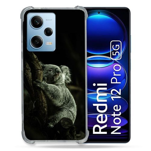 Coque Renforcée Pour Xiaomi Redmi Note 12 Pro 5g Animal Koala Noir