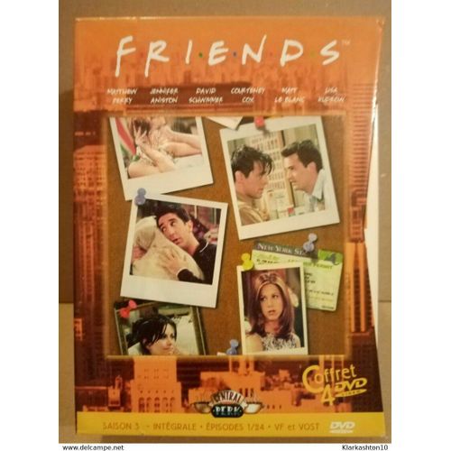 Friends Saison 3 Intégrale Épisodes 1-24/ Coffret 4 Dvd