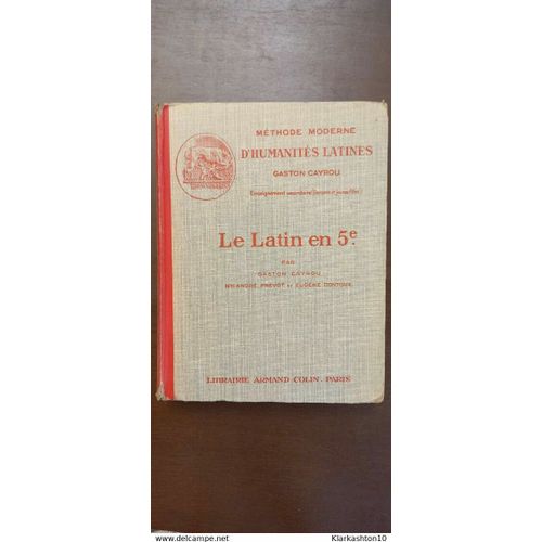 Le Latin En 5e - Méthode Modern D'humanités Latines