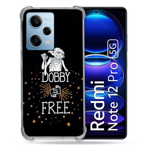Coque Renforcée Pour Xiaomi Redmi Note 12 Pro 5g Harry Potter Dobby Free Noir