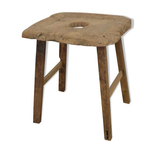 Table Haute En Teck Bois