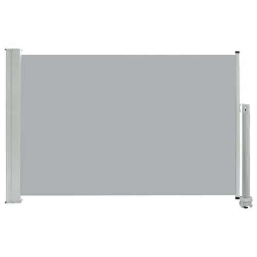 Auvent Latéral Rétractable De Patio 60x300 Cm Gris