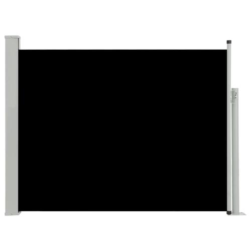 Vidaxl Auvent Latéral Rétractable De Patio 140x500 Cm Noir