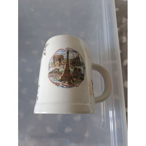 Chope De Biere Porcelaine D'art Deshoulières France