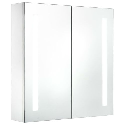 Vidaxl Armoire De Salle De Bain À Miroir Led 60x14x62 Cm