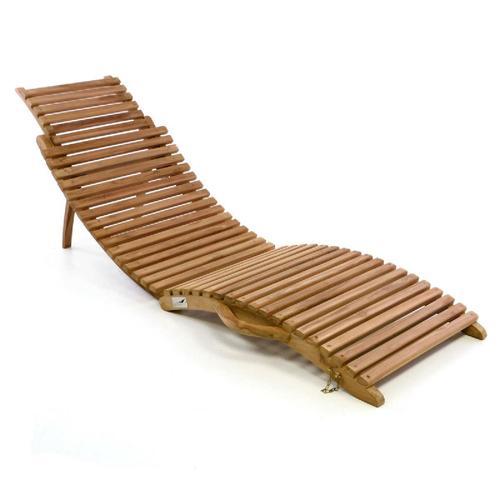 Vcm Chaise Longue De Plage Pliable Chaise Longue De Jardin Chaise Longue Pliante En Teck