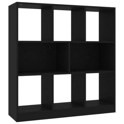 Vidaxl Bibliothèque Noir 97,5x29,5x100 Cm Bois D'ingénierie