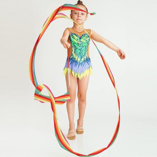 Danse ruban de gymnastique rythmique 4M pour enfants Poignée