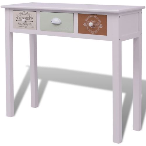 Table Console En Style Français Bois