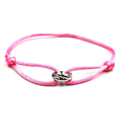 Argent Rose - Taille Ajustable - Bracelet De Luxe Unisexe, 3 Boucles En Métal, Chaîne À Main Réglable, Corde Pour Hommes Pour Femmes, Bijoux Cadeaux