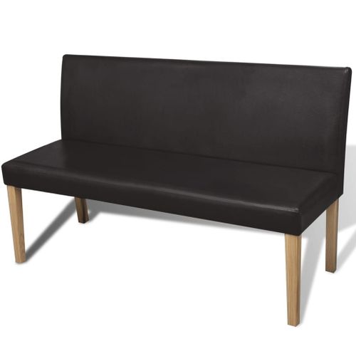 Banc Marron Foncé Similicuir