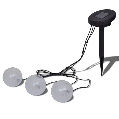 Boule solaire LED flottant 3 pièces