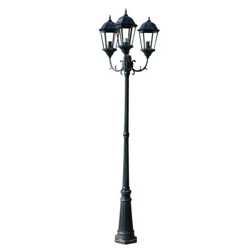 Lampadaire Extérieur Triple 230 Cm