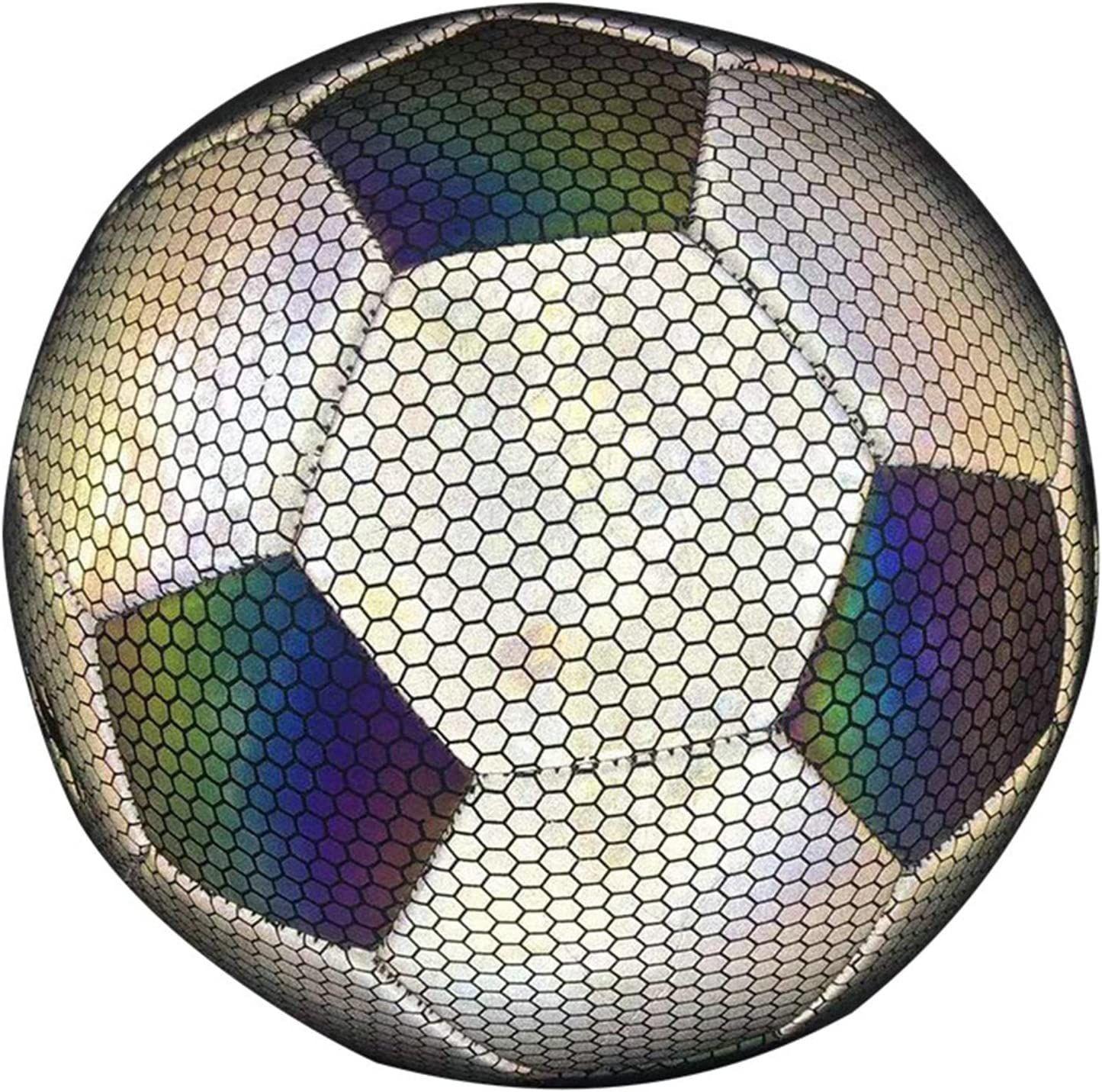 Football Holographique Réfléchissant, Ballon De Football Lumineux