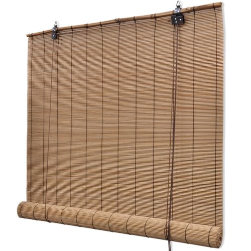 Vidaxl Store Roulant En Bambou 140 X 220 Cm Marron