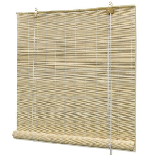 Store roulant en bambou 80 x 220 cm Naturel