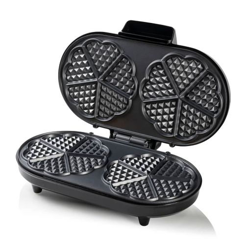 Bestron FUNCOOKING ADWM7300S - Gaufrier - 1.2 kWatt - acier inoxydable
