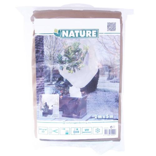 Nature housse de gelée végétale en toison beige 2x5 m 6030094