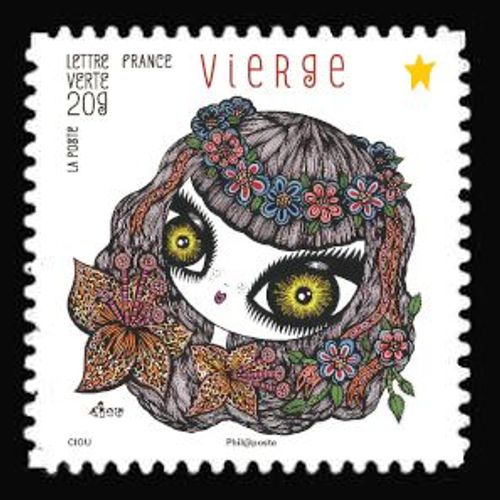 Timbre France 2014 Oblitéré - Carnet « Féérie Astrologique » Vierge - Yt Adhésif - N° 946