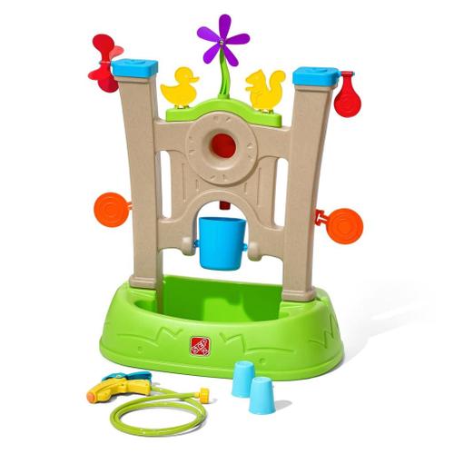 Jouet À Eau | Table D'eau Pour Enfants Avec Kit D'accessoires 7 Pièces - Step2 Waterpark Arcade